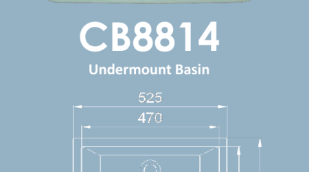 Velin CB8814 Ceramic Basin