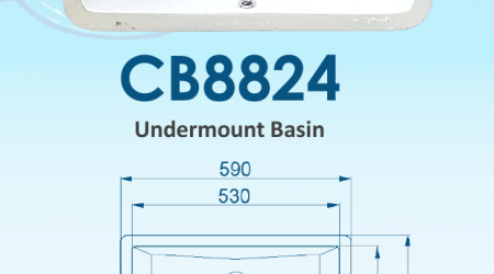 Velin CB8824 Ceramic Basin